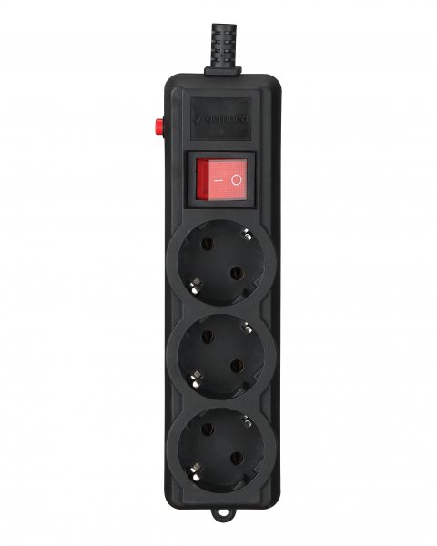 Фільтр мережевий Gembird 3 м, 3 розеток (SPG3-G-10B-PRO)